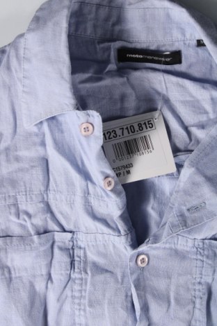 Ανδρικό πουκάμισο Moto, Μέγεθος M, Χρώμα Μπλέ, Τιμή 14,85 €