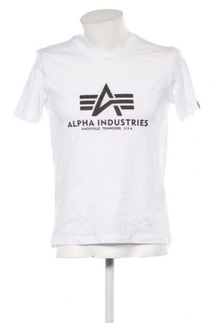 Herren T-Shirt Alpha Industries, Größe M, Farbe Weiß, Preis € 26,80
