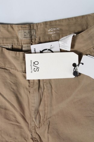 Ανδρικό κοντό παντελόνι Q/S by S.Oliver, Μέγεθος M, Χρώμα  Μπέζ, Τιμή 4,19 €