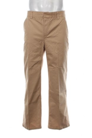 Pantaloni de bărbați Bershka, Mărime XL, Culoare Bej, Preț 42,37 Lei