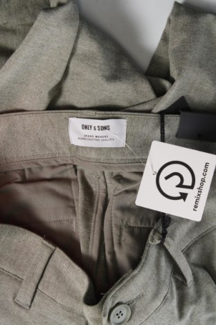 Pantaloni de bărbați Only & Sons, Mărime S, Culoare Verde, Preț 151,32 Lei