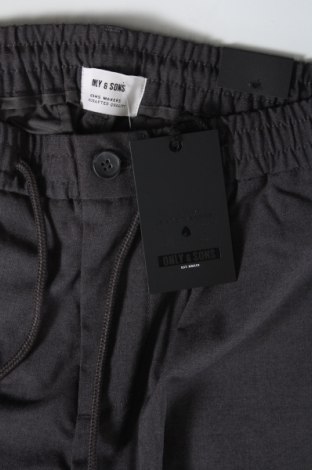 Мъжки панталон Only & Sons, Размер S, Цвят Сив, Цена 10,58 лв.