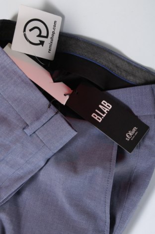 Мъжки панталон S.Oliver Black Label, Размер L, Цвят Син, Цена 9,24 лв.