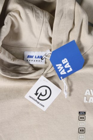 Herren Sweatshirt AW LAB, Größe XS, Farbe Beige, Preis 23,71 €