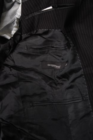 Мъжко сако Dressmann, Размер L, Цвят Черен, Цена 5,59 лв.