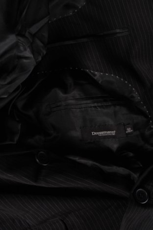 Мъжко сако Dressmann, Размер L, Цвят Черен, Цена 8,60 лв.