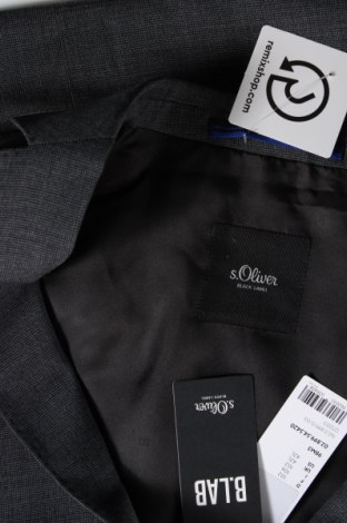 Мъжко сако S.Oliver Black Label, Размер L, Цвят Сив, Цена 21,69 лв.