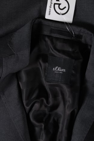 Мъжко сако S.Oliver Black Label, Размер L, Цвят Сив, Цена 14,46 лв.