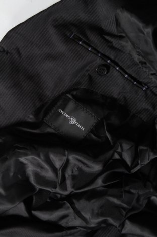 Ανδρικό σακάκι Studio Italy, Μέγεθος L, Χρώμα Μαύρο, Τιμή 50,10 €
