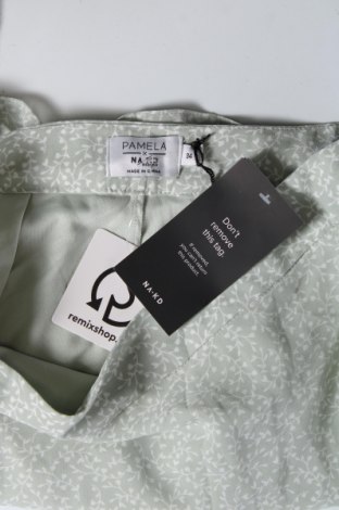 Пола - панталон NA-KD, Размер XS, Цвят Зелен, Цена 89,00 лв.