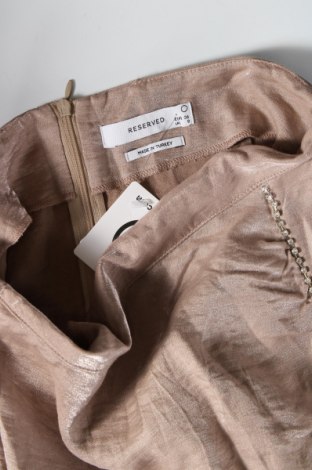 Φούστα Reserved, Μέγεθος S, Χρώμα  Μπέζ, Τιμή 1,61 €