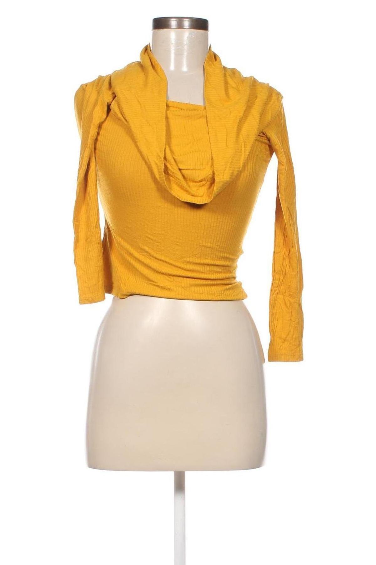 Дамска блуза Jennyfer, Размер M, Цвят Жълт, Цена 3,61 лв.
