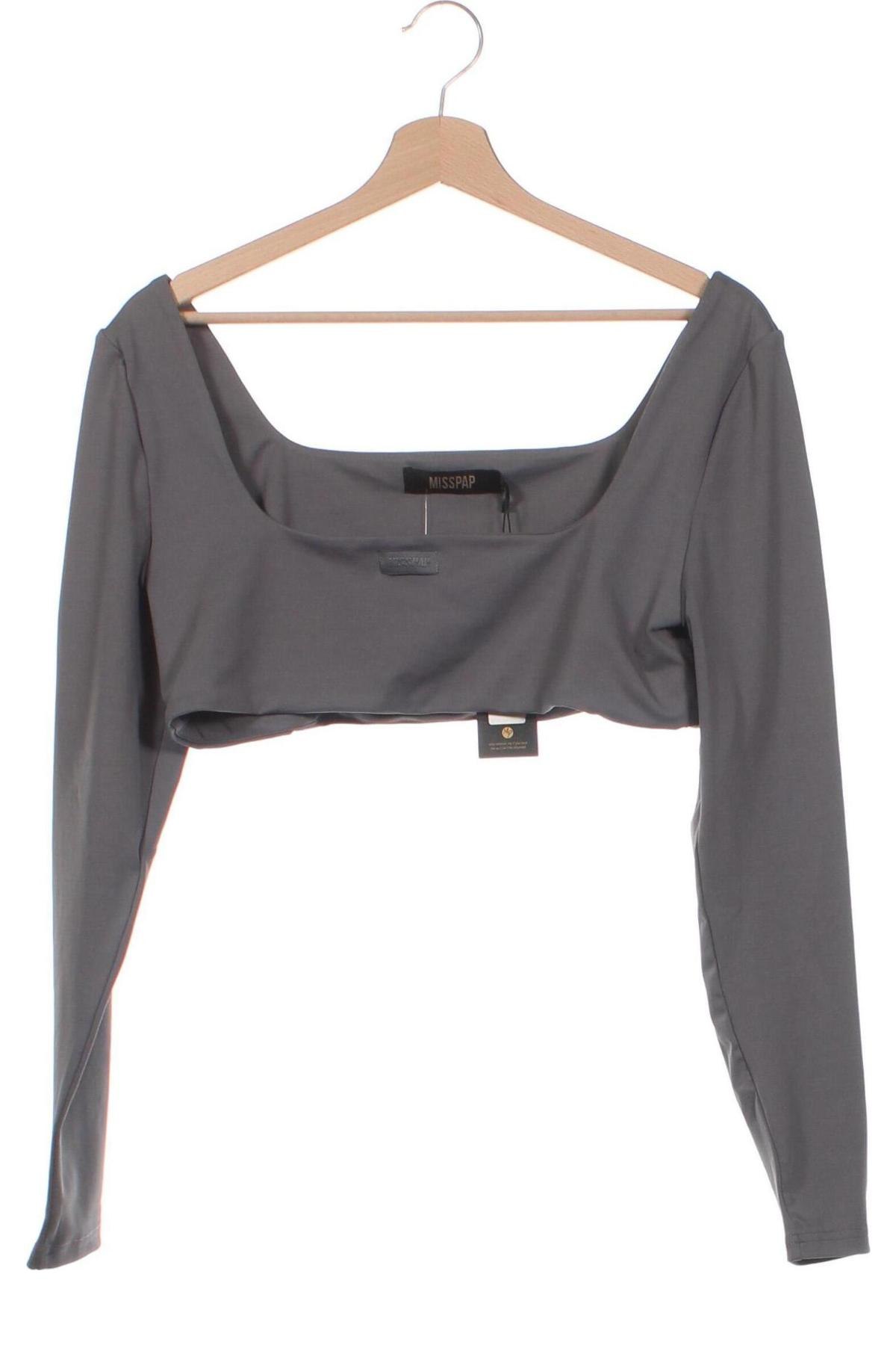 Γυναικεία μπλούζα Misspap, Μέγεθος XL, Χρώμα Γκρί, Τιμή 2,97 €