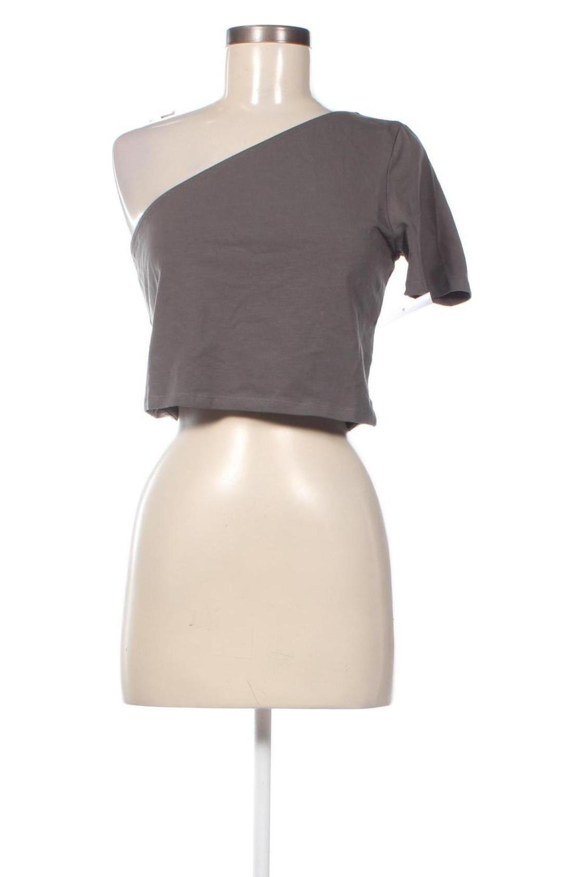 Γυναικεία μπλούζα Nly Trend, Μέγεθος L, Χρώμα Γκρί, Τιμή 3,52 €
