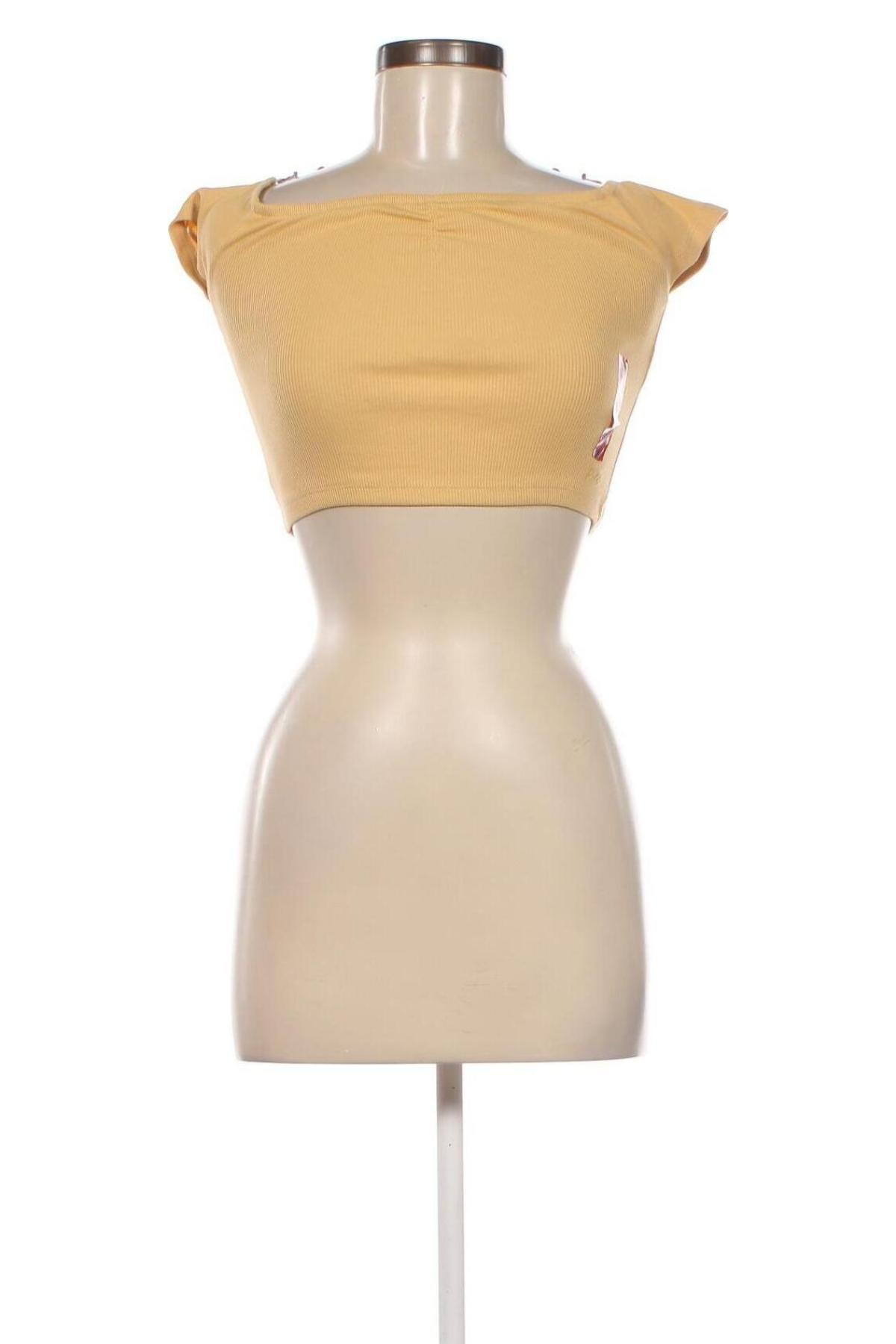 Damen Shirt Pull&Bear, Größe M, Farbe Gelb, Preis 2,88 €