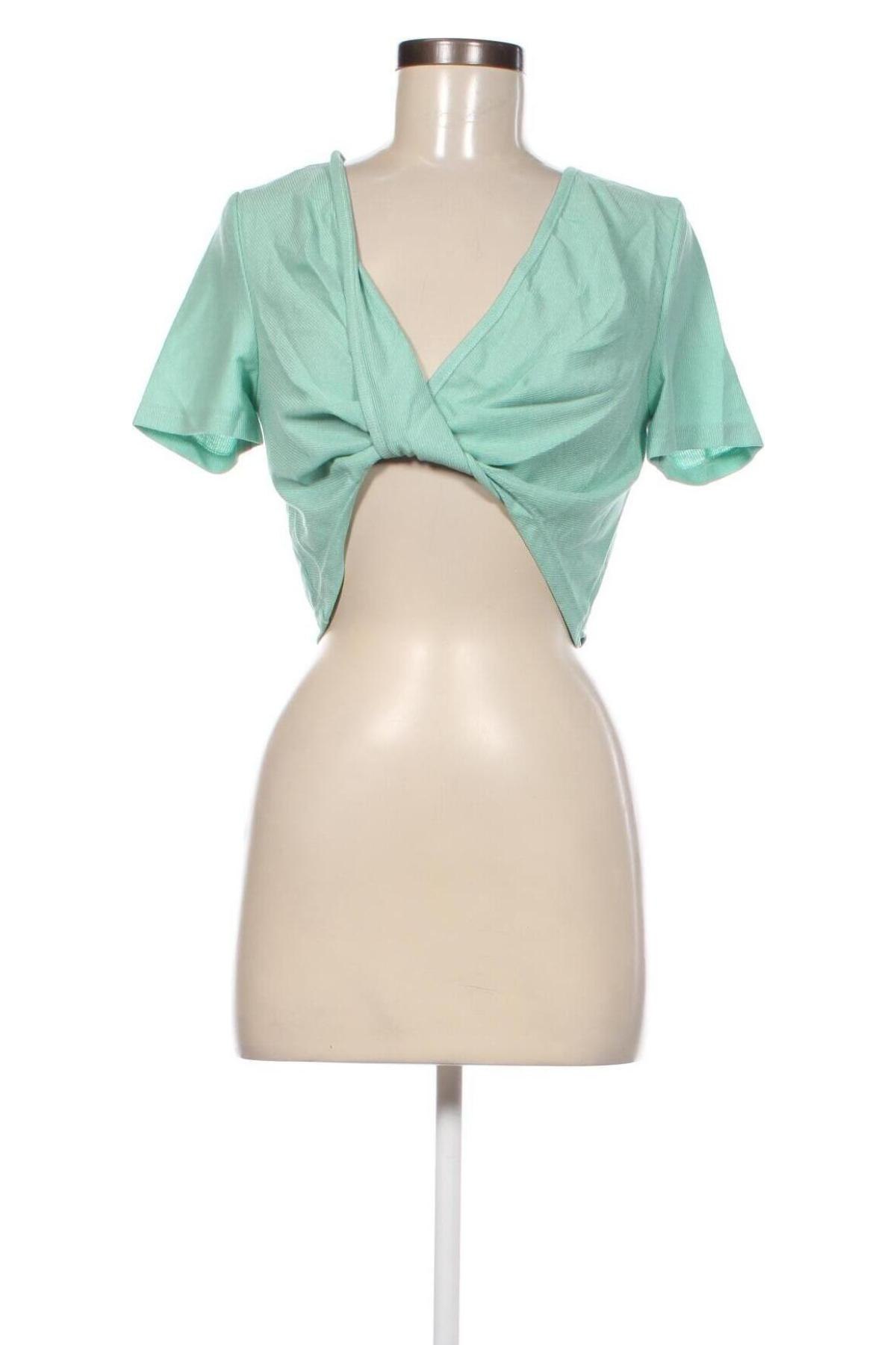 Дамска блуза SHEIN, Размер L, Цвят Зелен, Цена 5,89 лв.
