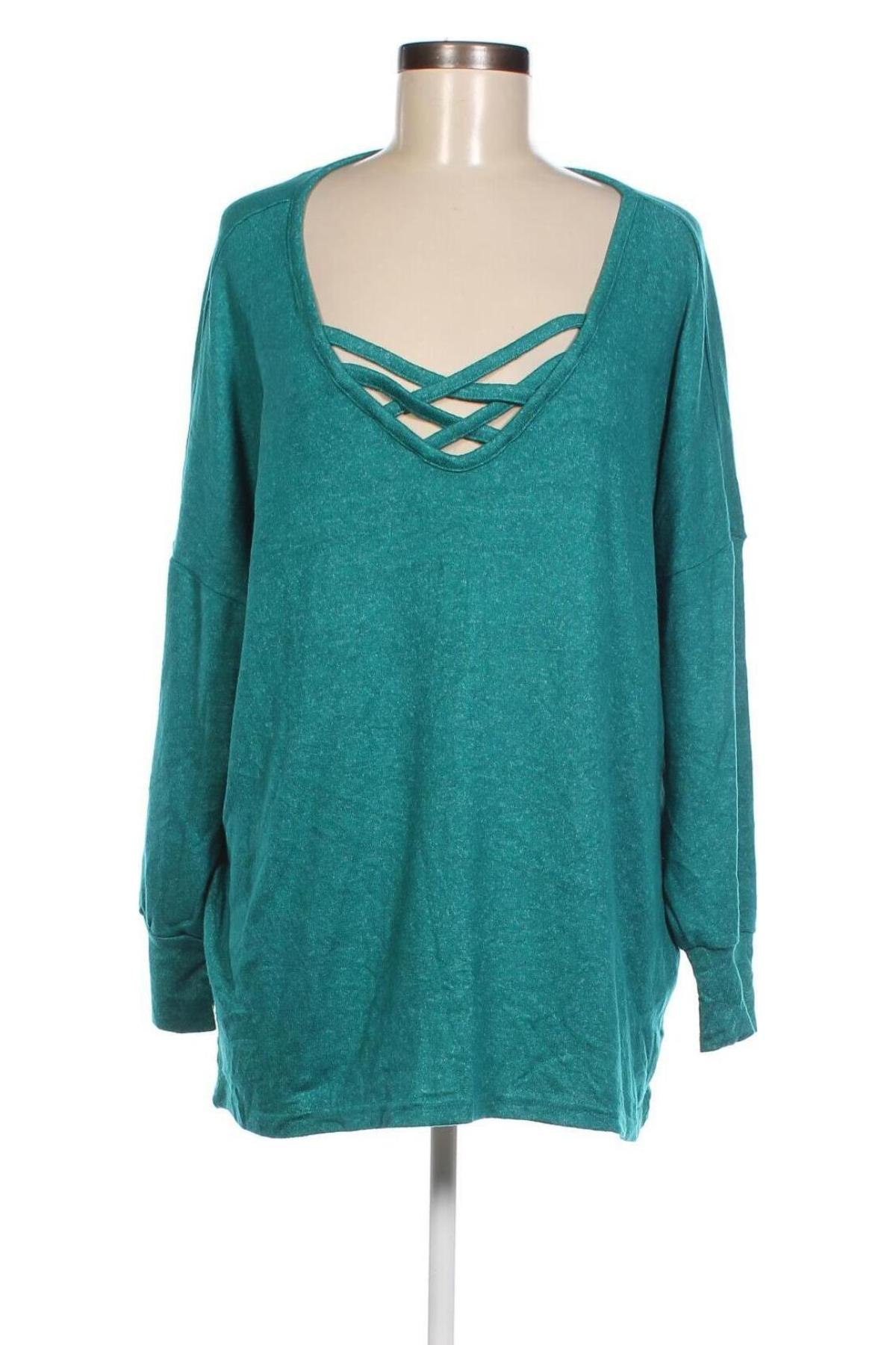 Γυναικεία μπλούζα Zizzi, Μέγεθος S, Χρώμα Μπλέ, Τιμή 1,93 €
