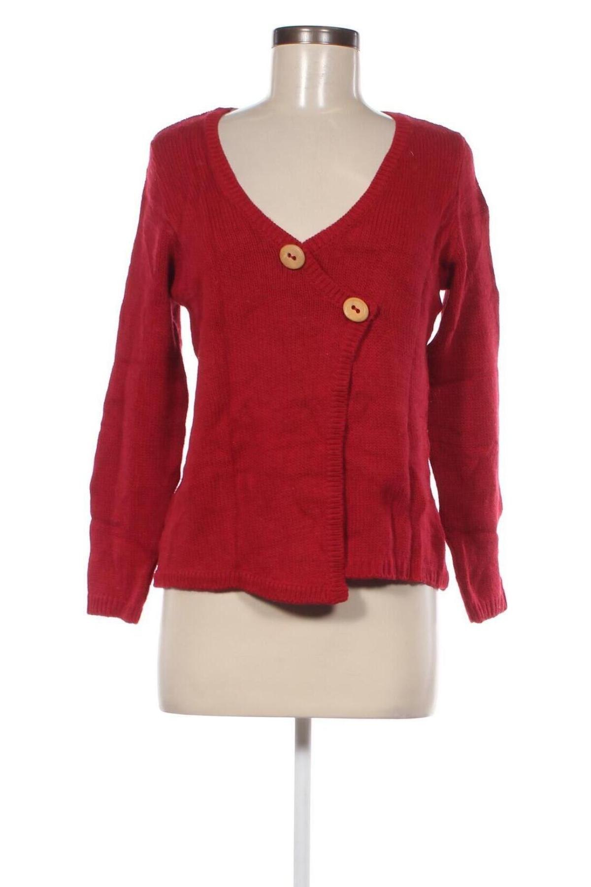 Damen Strickjacke, Größe M, Farbe Rot, Preis € 2,22