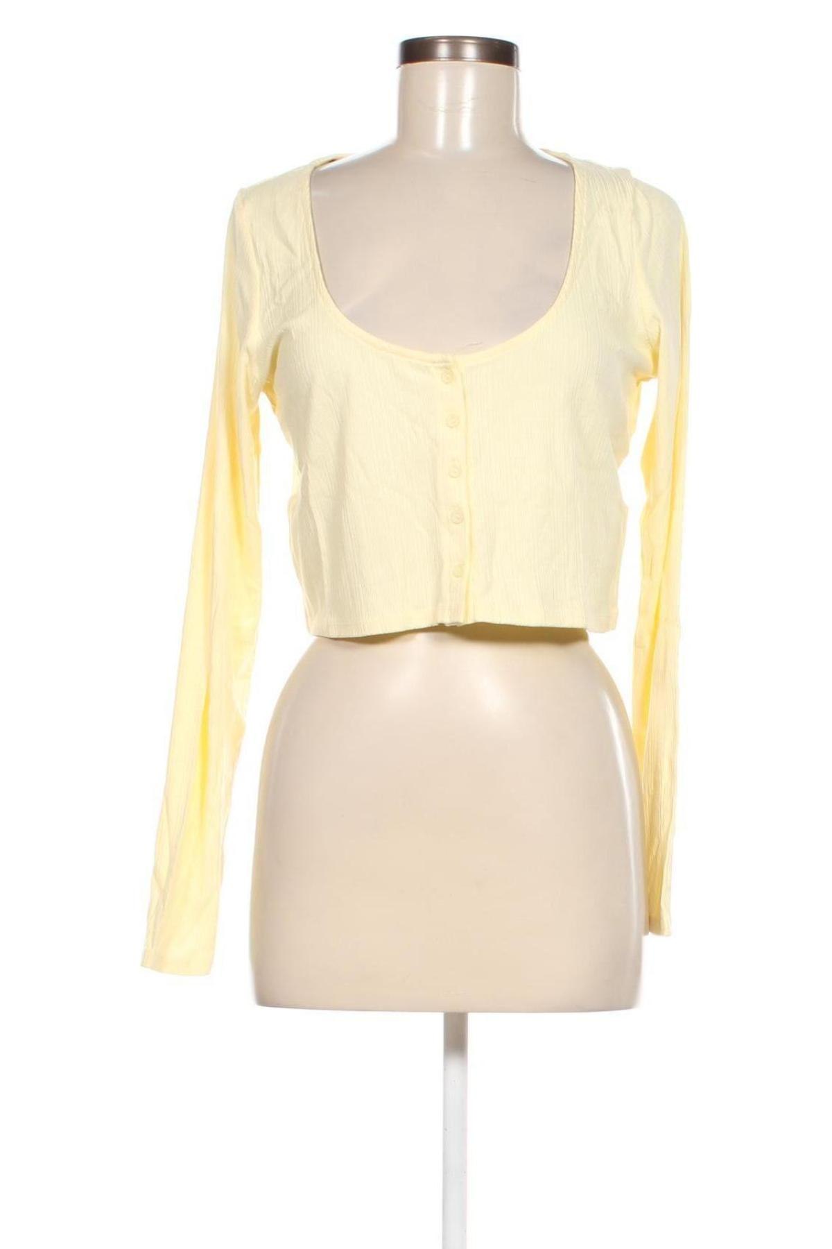 Γυναικεία ζακέτα Cotton On, Μέγεθος L, Χρώμα Κίτρινο, Τιμή 3,32 €