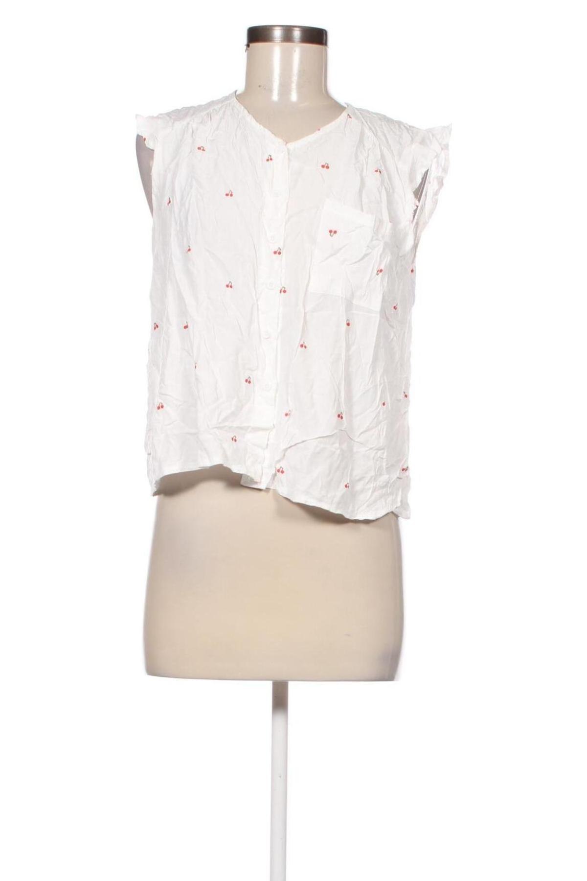 Дамска риза Cherry Paris, Размер XS, Цвят Бял, Цена 7,20 лв.