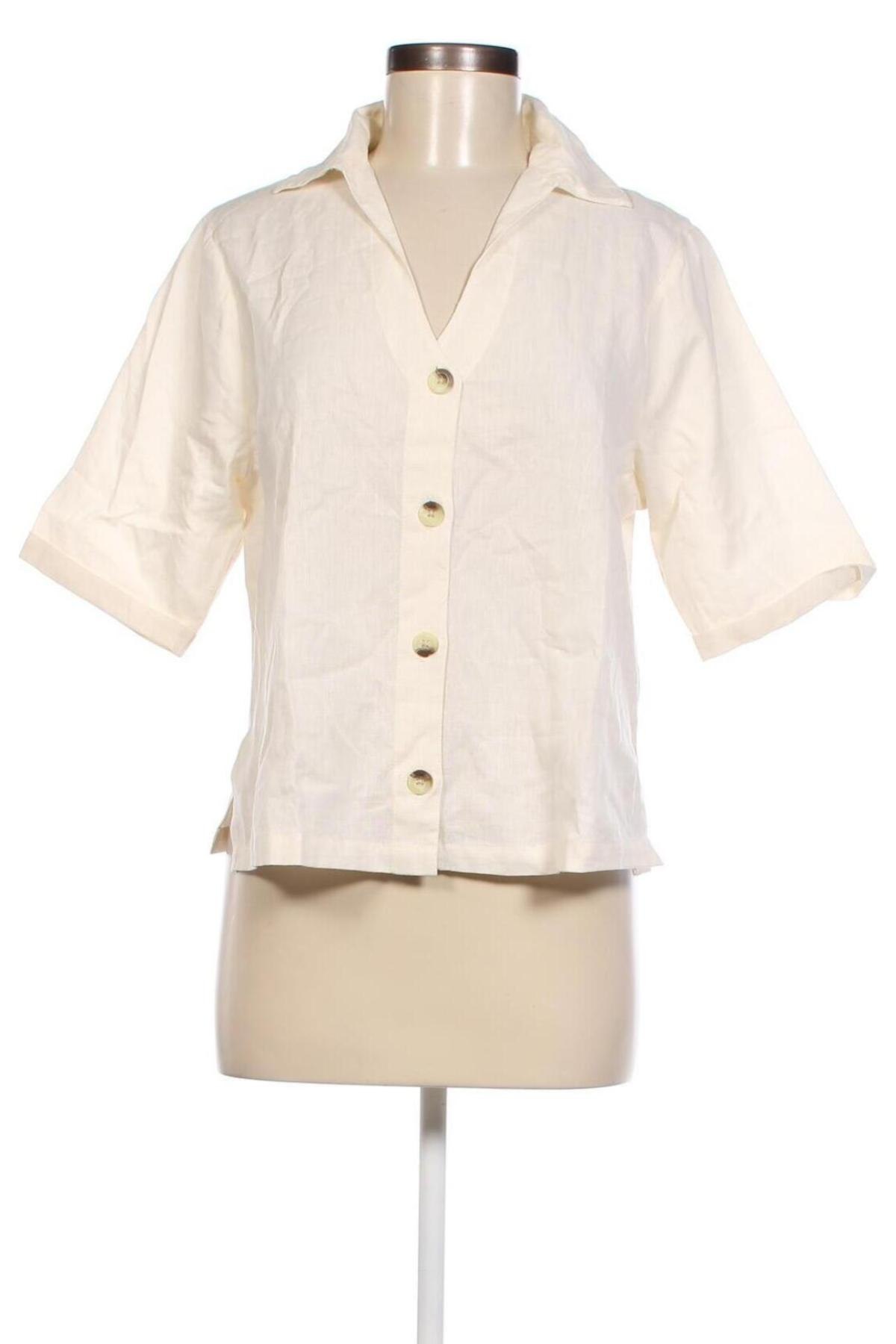 Дамска риза Dorothy Perkins, Размер M, Цвят Екрю, Цена 68,00 лв.