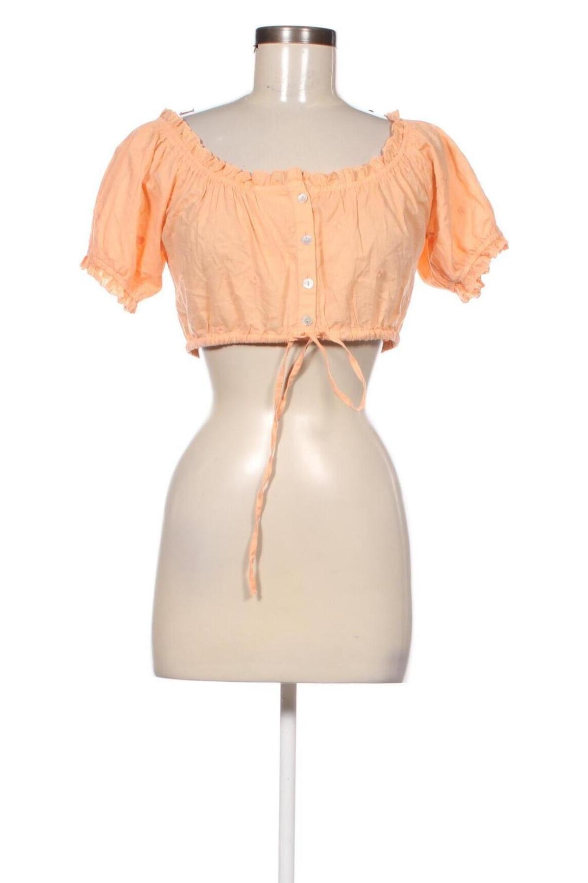 Дамска риза Urban Outfitters, Размер S, Цвят Оранжев, Цена 72,00 лв.