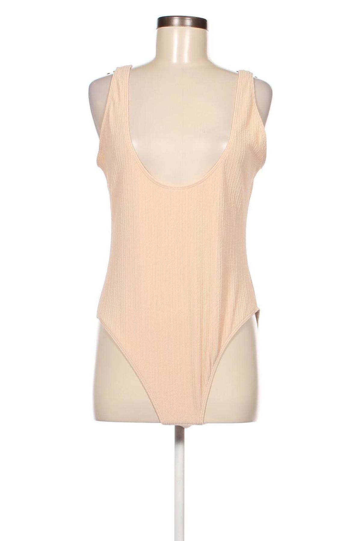 Damen-Badeanzug Boohoo, Größe XL, Farbe Beige, Preis 7,37 €