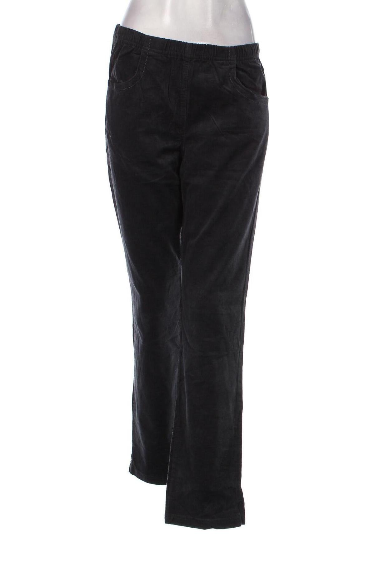 Γυναικείο κοτλέ παντελόνι Signature, Μέγεθος M, Χρώμα Μπλέ, Τιμή 5,22 €