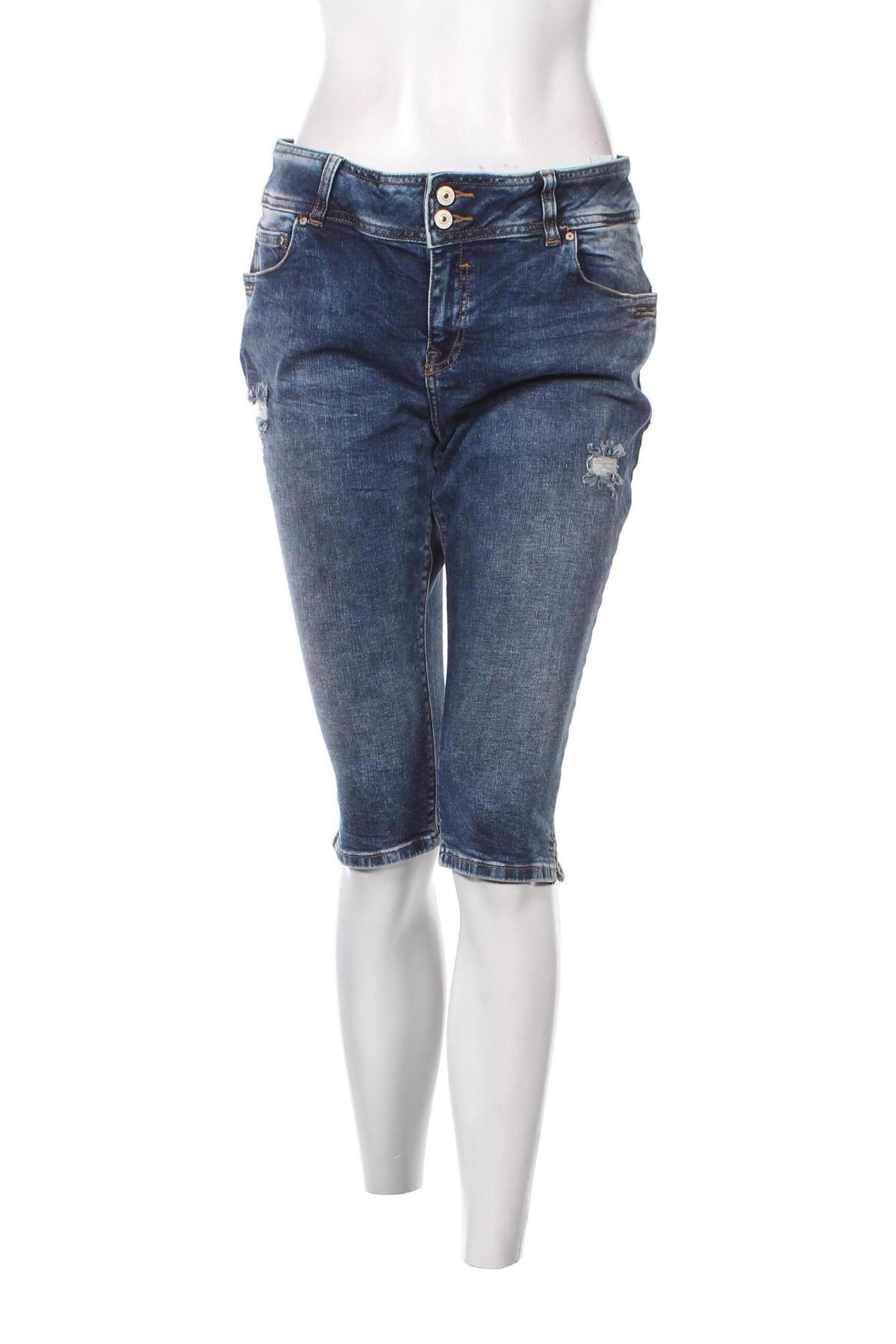 Γυναικείο κοντό παντελόνι Ltb, Μέγεθος L, Χρώμα Μπλέ, Τιμή 11,13 €