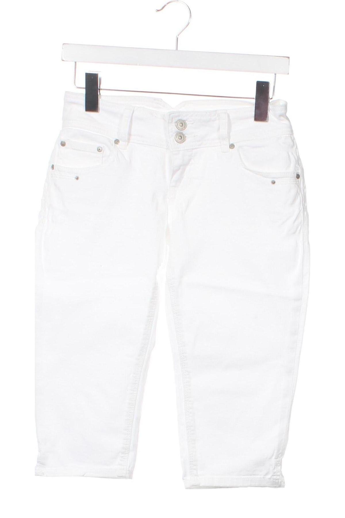 Дамски къс панталон Ltb, Размер XS, Цвят Бял, Цена 17,28 лв.