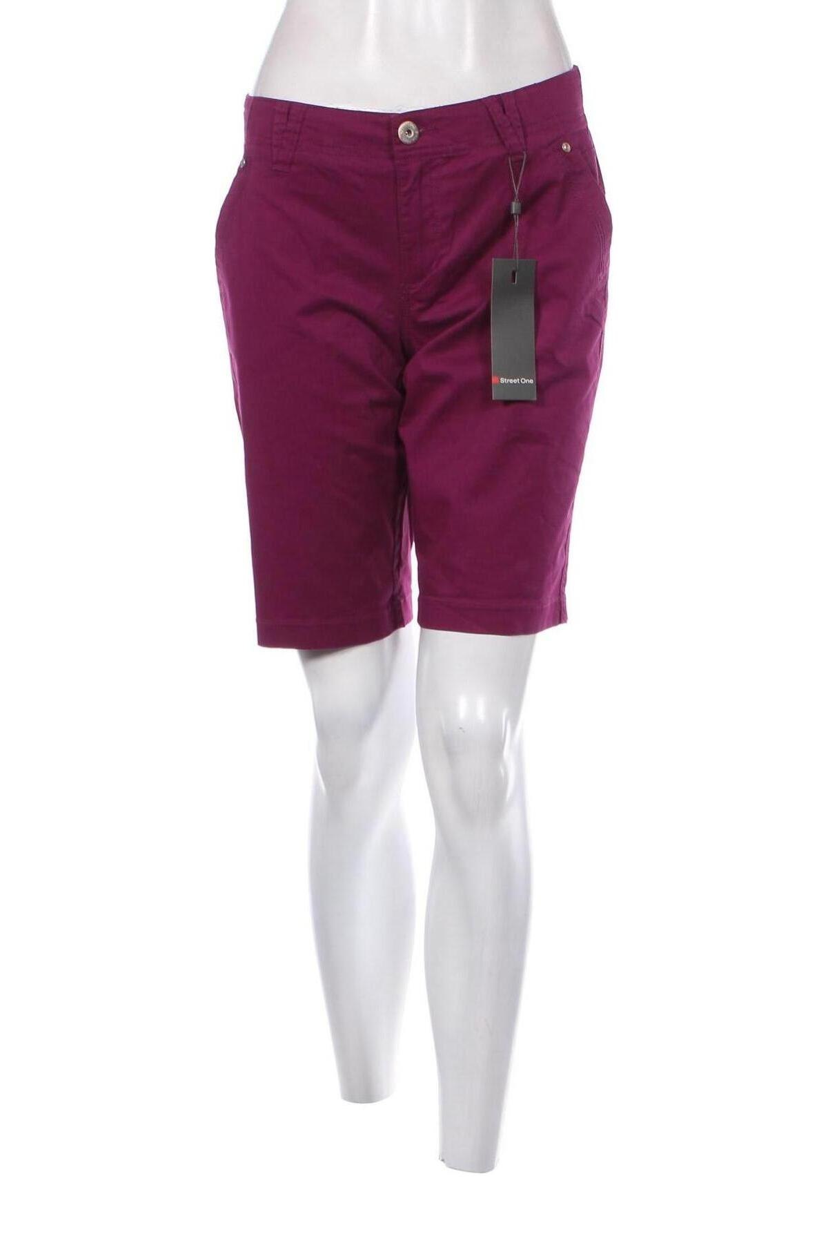 Γυναικείο κοντό παντελόνι Street One, Μέγεθος M, Χρώμα Βιολετί, Τιμή 3,71 €