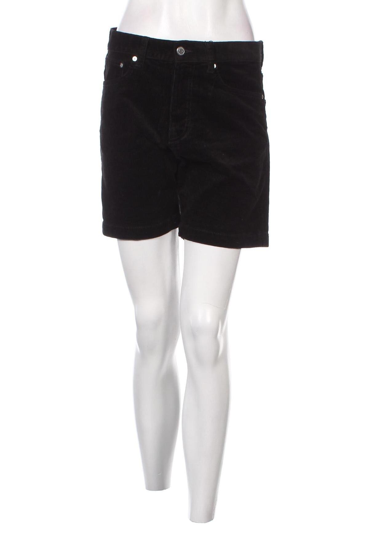Γυναικείο κοντό παντελόνι Weekday, Μέγεθος L, Χρώμα Μαύρο, Τιμή 7,79 €