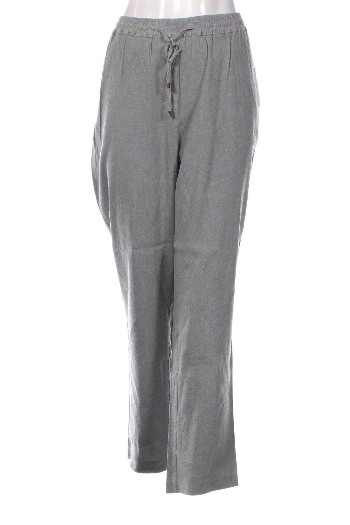 Дамски панталон DKNY, Размер L, Цвят Сив, Цена 191,00 лв.
