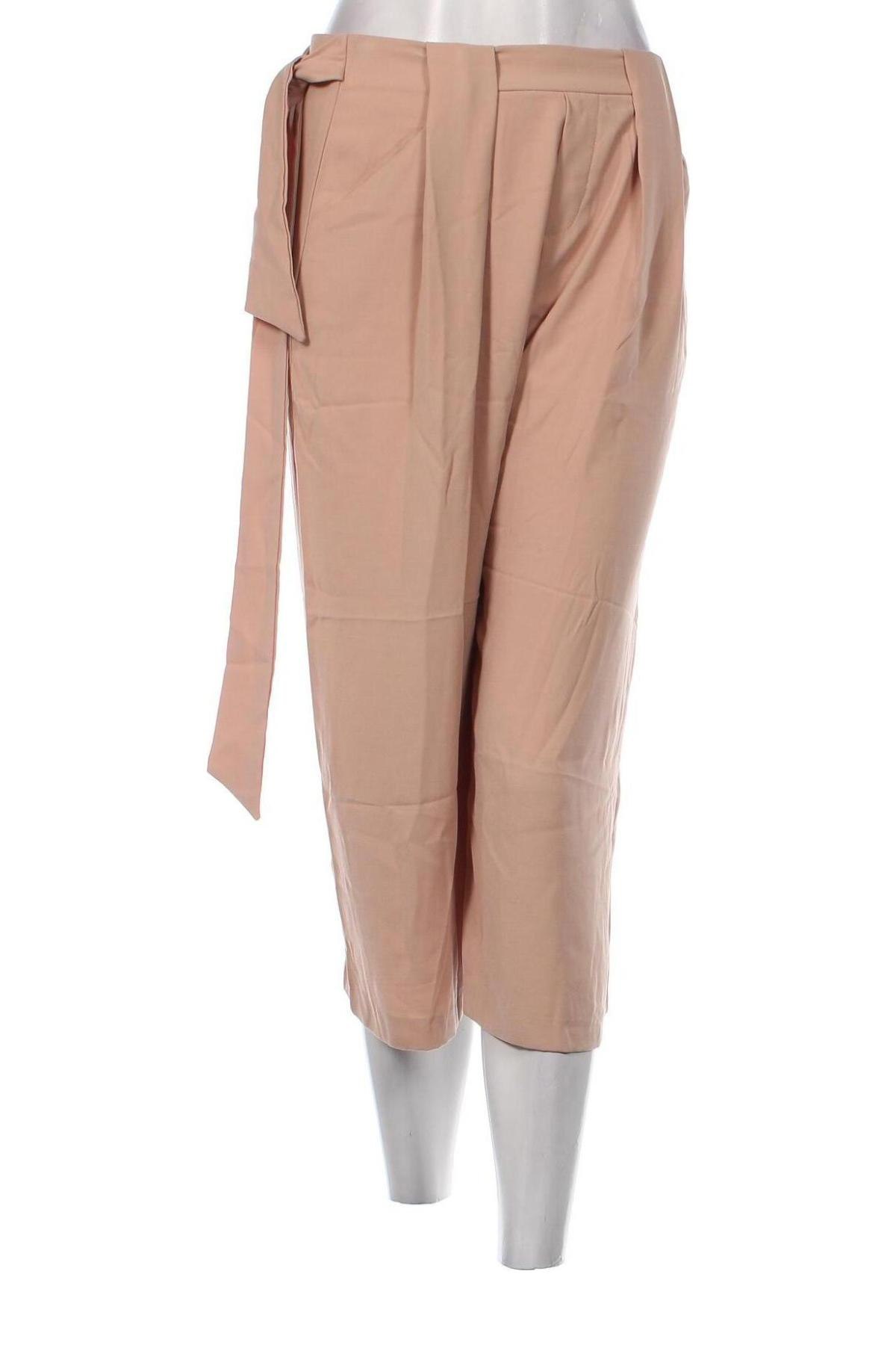 Дамски панталон Pull&Bear, Размер S, Цвят Бежов, Цена 14,26 лв.