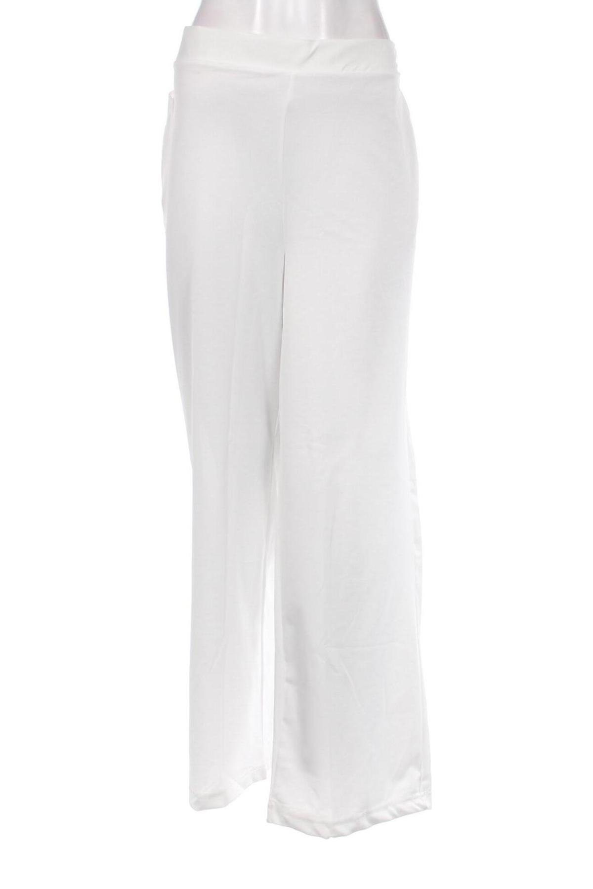 Pantaloni de femei Trendyol, Mărime L, Culoare Alb, Preț 286,18 Lei