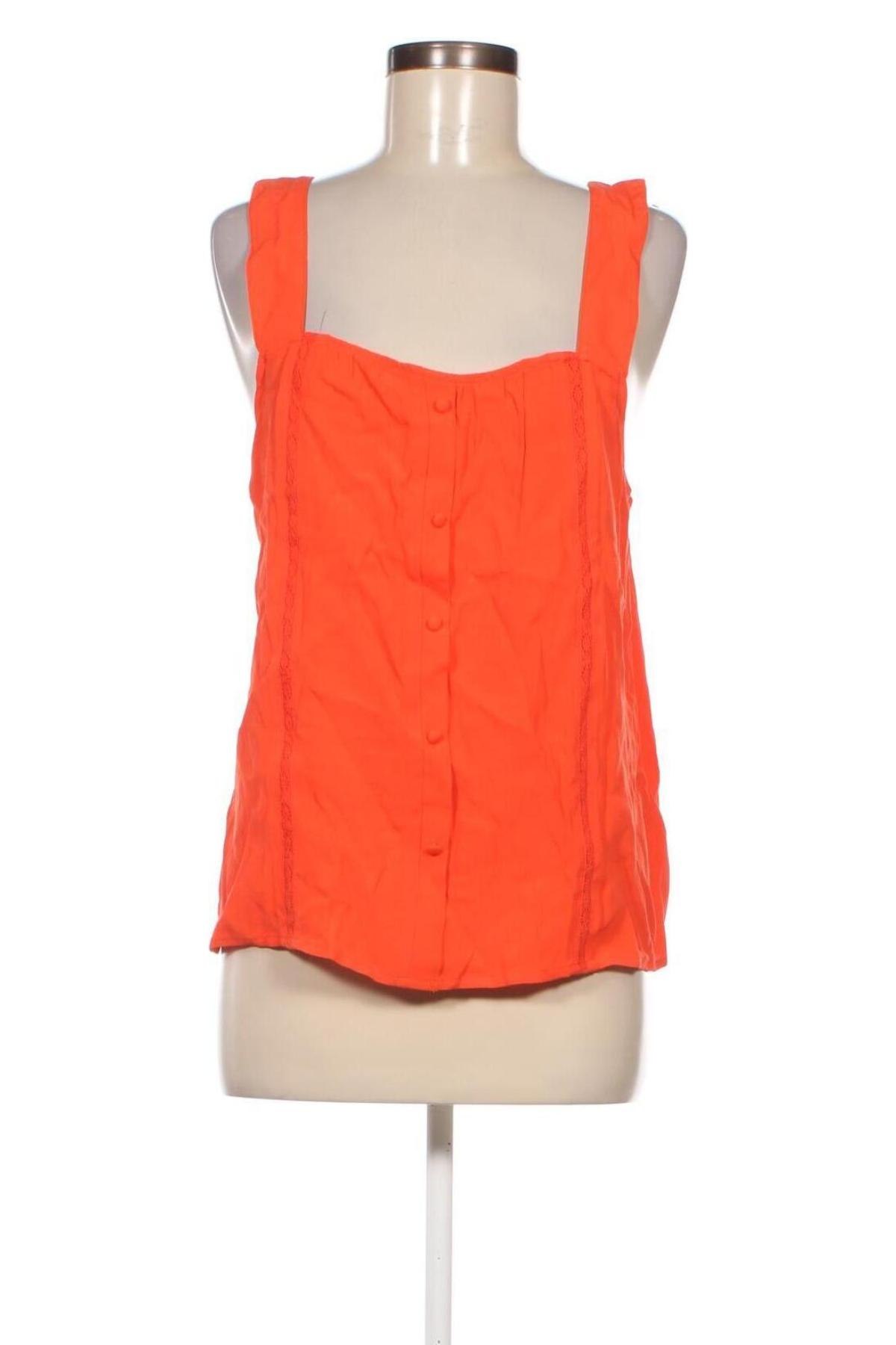 Γυναικείο αμάνικο μπλουζάκι Camaieu, Μέγεθος XL, Χρώμα Πορτοκαλί, Τιμή 10,82 €
