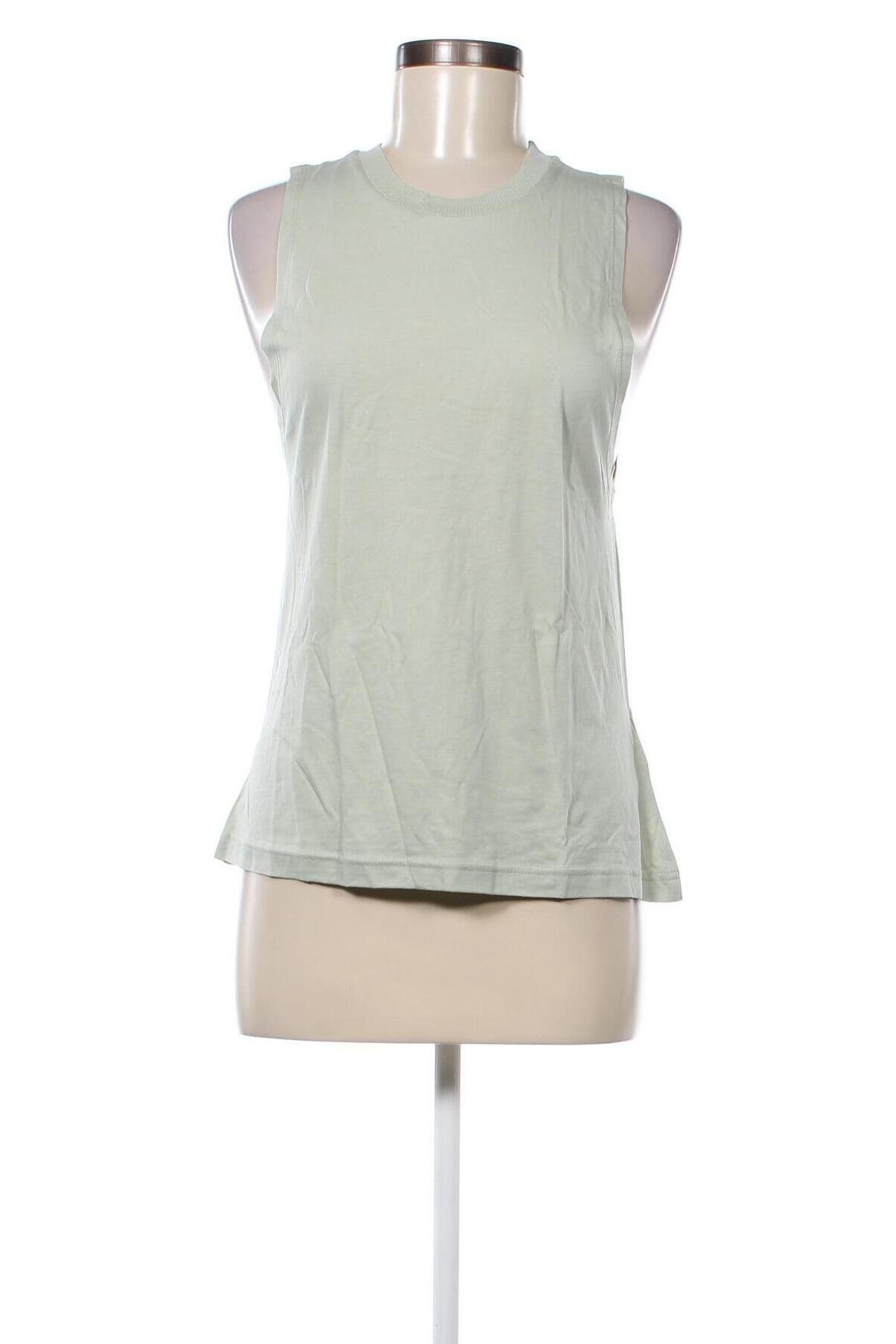 Γυναικείο αμάνικο μπλουζάκι Gina Tricot, Μέγεθος XS, Χρώμα Πράσινο, Τιμή 3,34 €