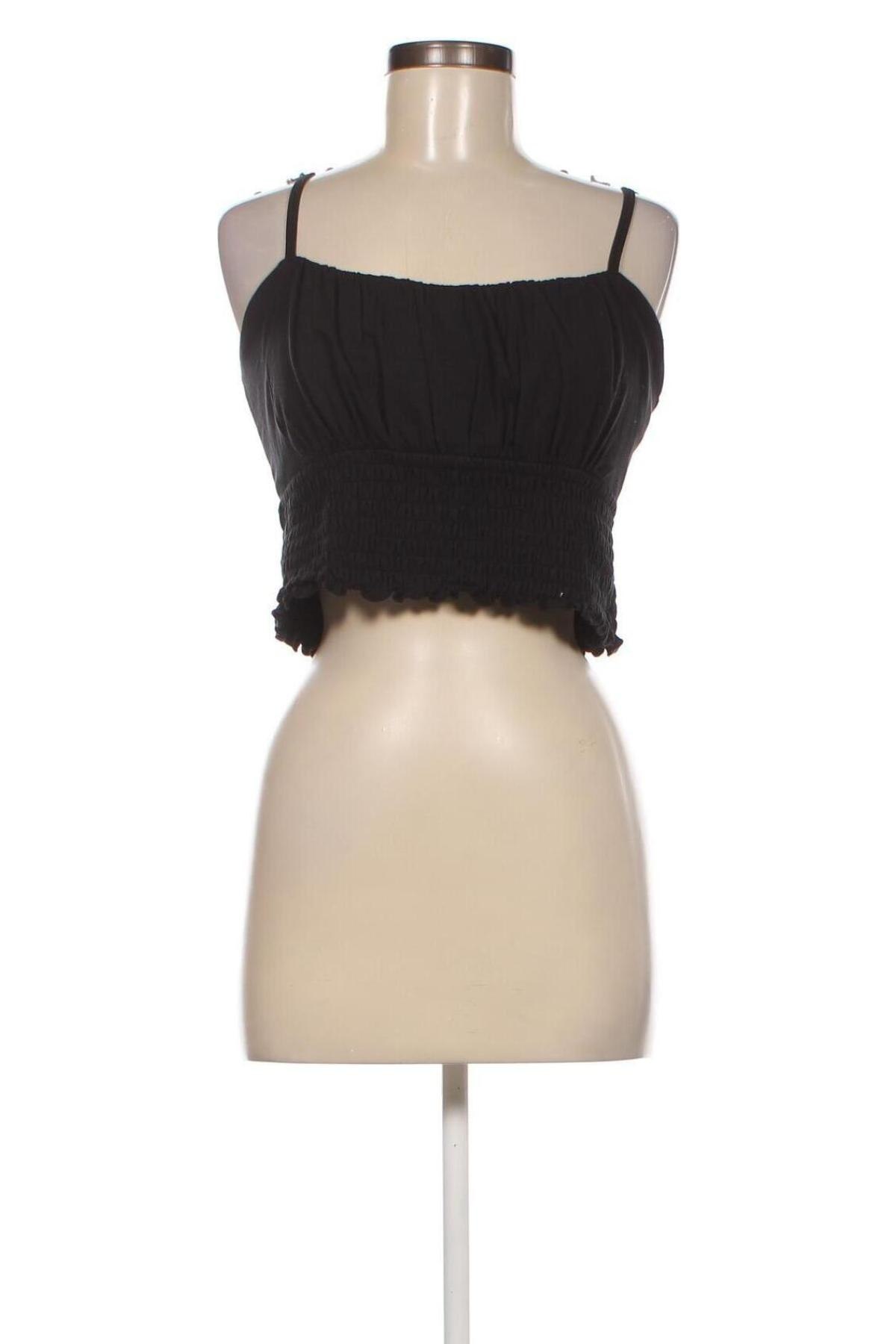 Γυναικείο αμάνικο μπλουζάκι Hollister, Μέγεθος L, Χρώμα Μαύρο, Τιμή 2,99 €