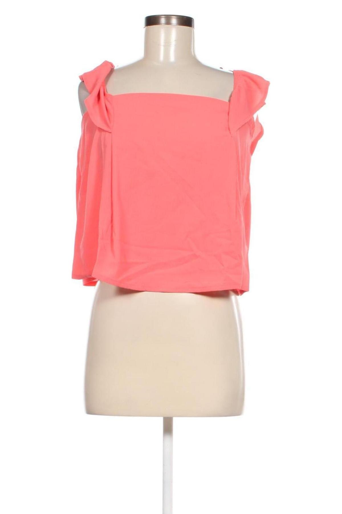 Γυναικείο αμάνικο μπλουζάκι Jennyfer, Μέγεθος L, Χρώμα Ρόζ , Τιμή 3,46 €