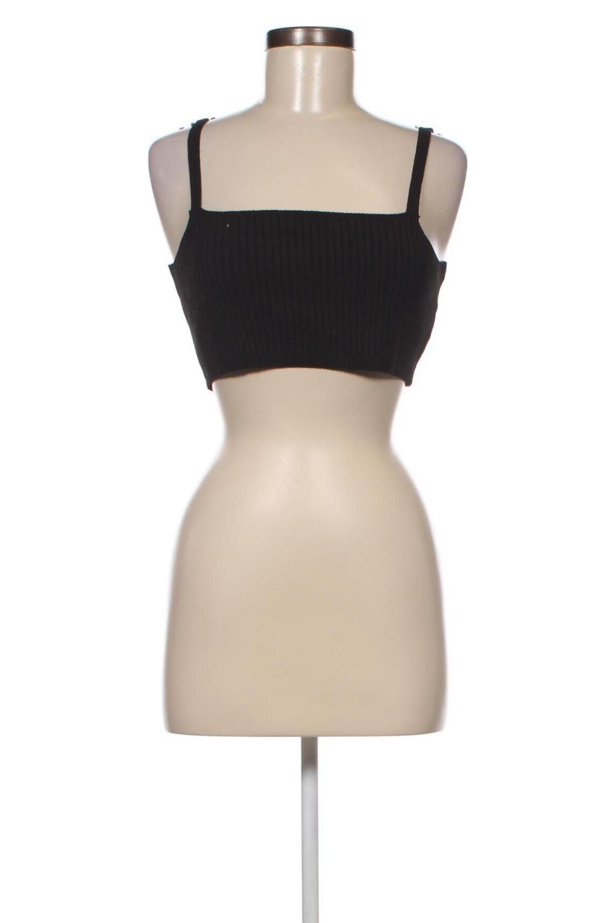 Γυναικείο αμάνικο μπλουζάκι NA-KD, Μέγεθος M, Χρώμα Μαύρο, Τιμή 14,95 €