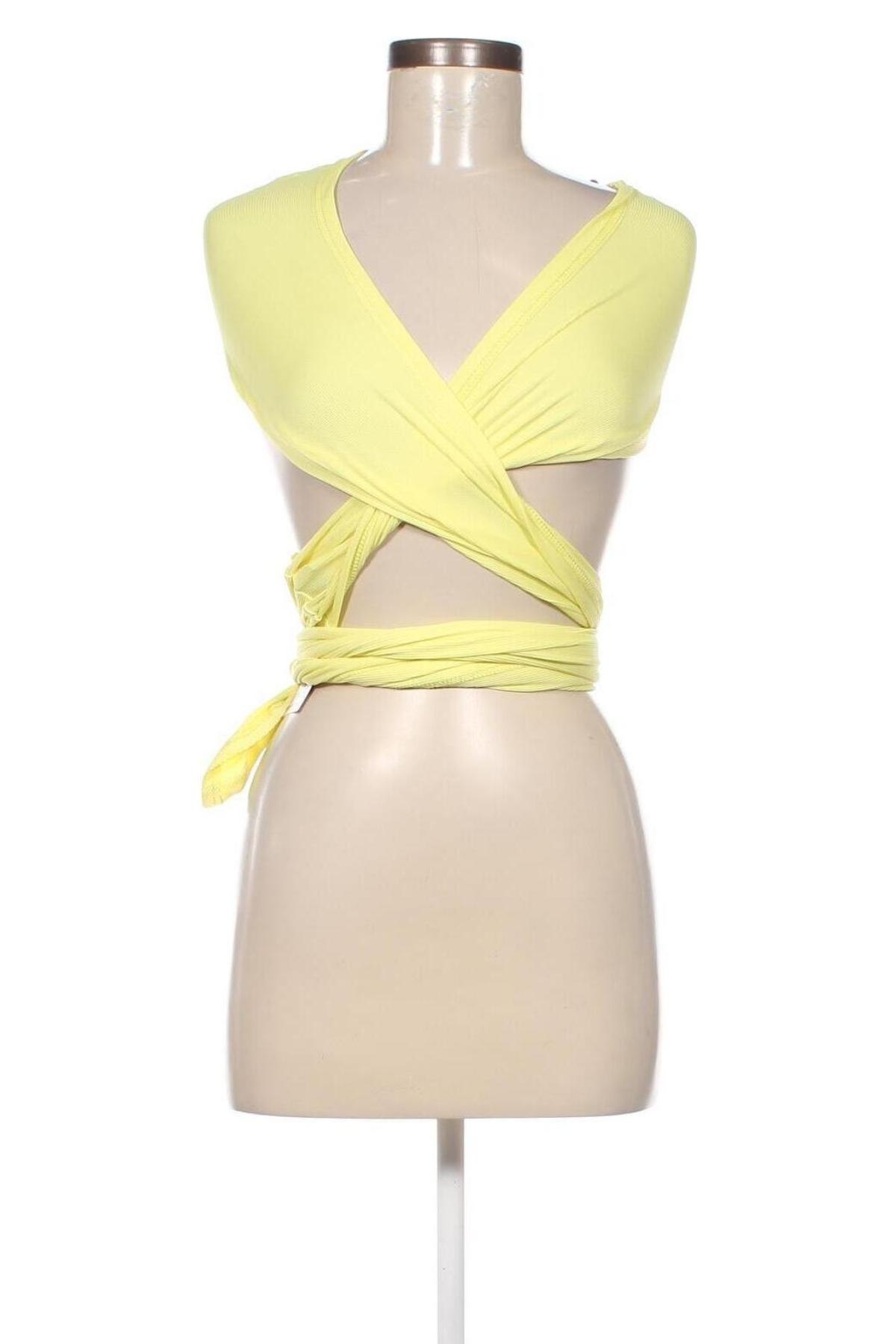 Γυναικείο αμάνικο μπλουζάκι SHEIN, Μέγεθος 3XL, Χρώμα Κίτρινο, Τιμή 3,25 €