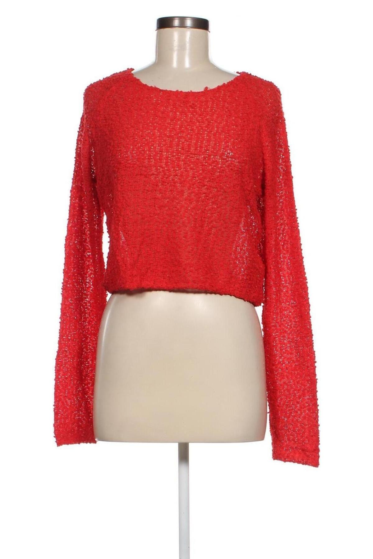 Damenpullover H&M Divided, Größe L, Farbe Rot, Preis 2,42 €