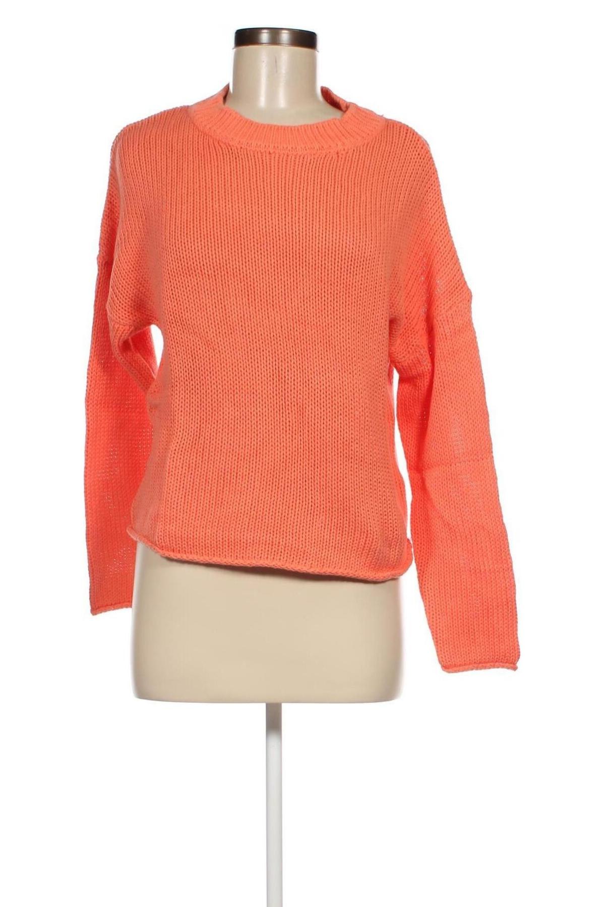 Дамски пуловер Lascana, Размер XS, Цвят Оранжев, Цена 11,04 лв.