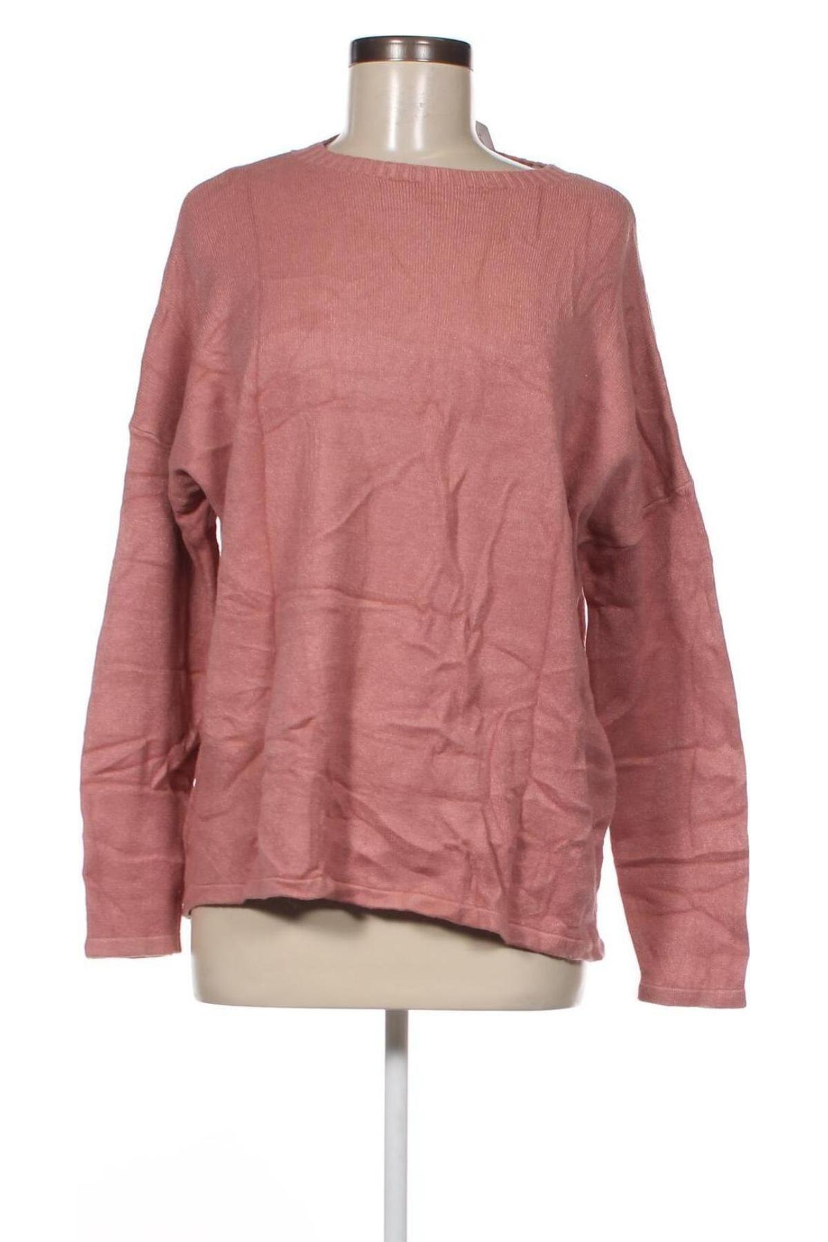 Дамски пуловер M&V, Размер L, Цвят Розов, Цена 29,00 лв.