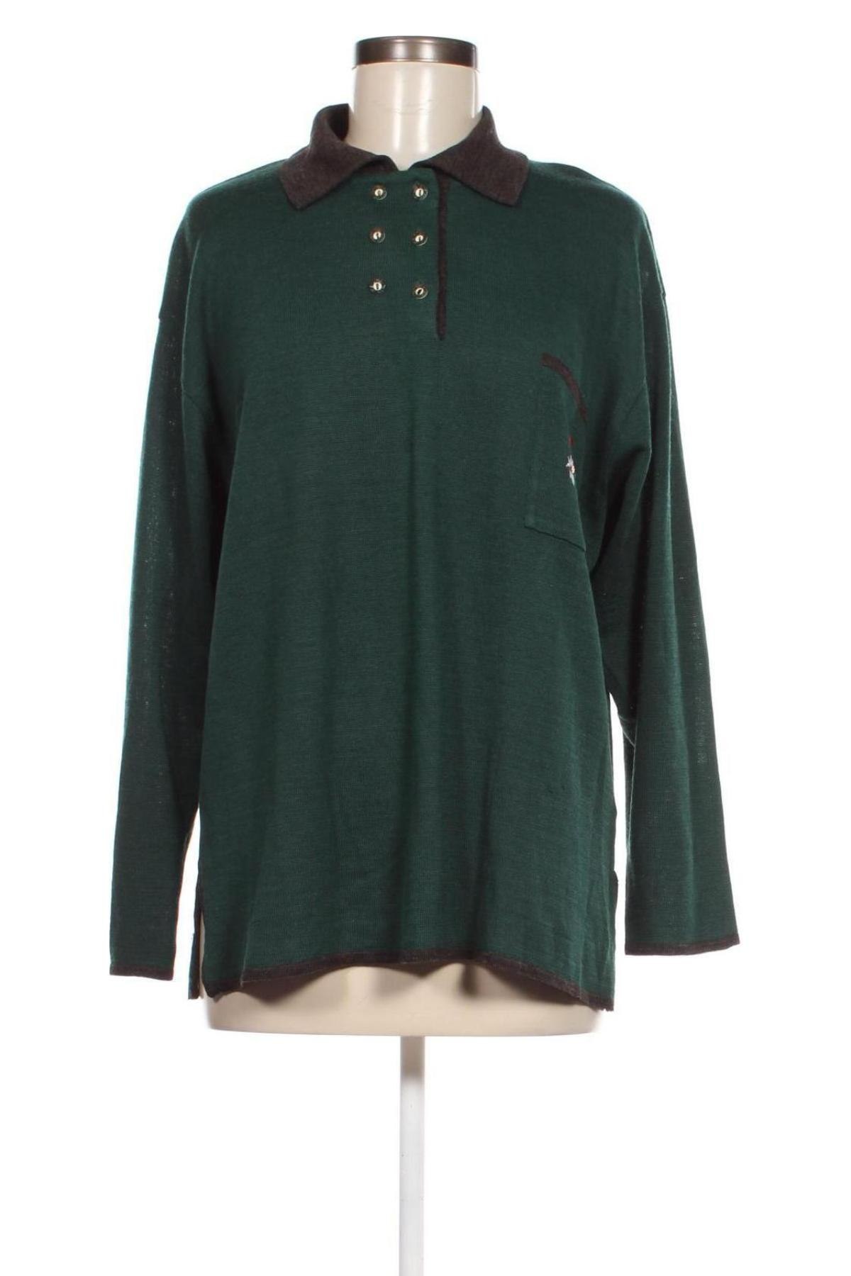 Γυναικείο πουλόβερ Maurice, Μέγεθος L, Χρώμα Πράσινο, Τιμή 3,54 €