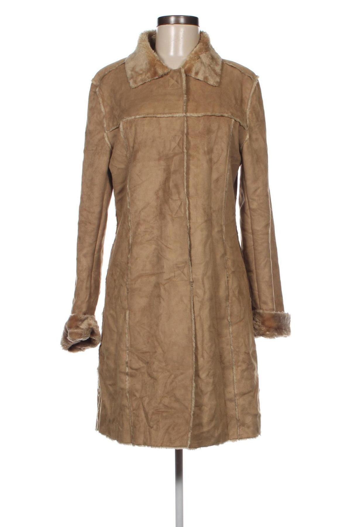 Palton de femei, Mărime M, Culoare Bej, Preț 105,59 Lei
