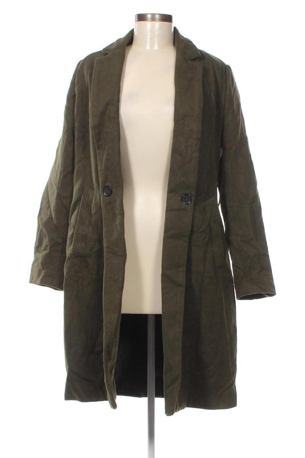 Γυναικείο παλτό Page One, Μέγεθος M, Χρώμα Πράσινο, Τιμή 7,28 €