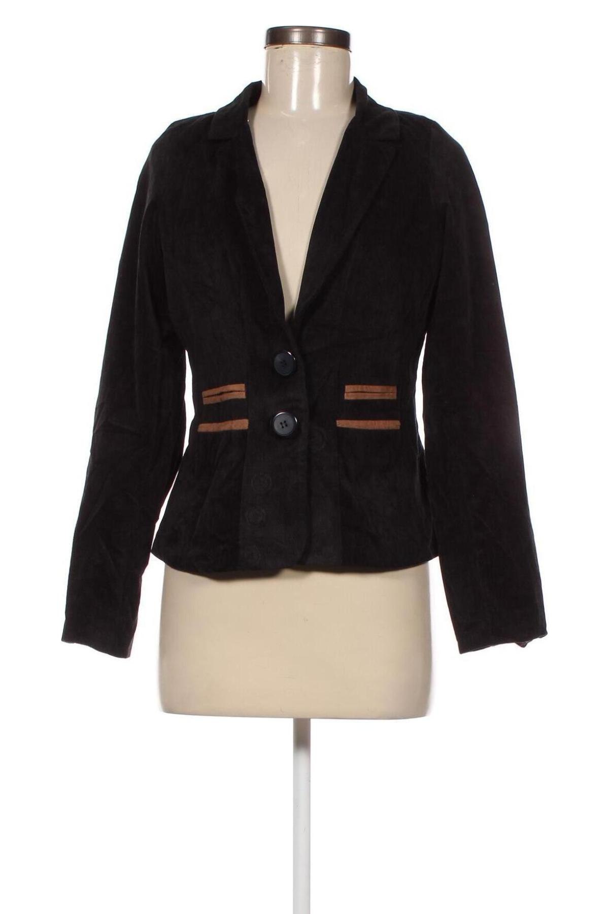 Дамско сако Donna, Размер M, Цвят Черен, Цена 43,00 лв.