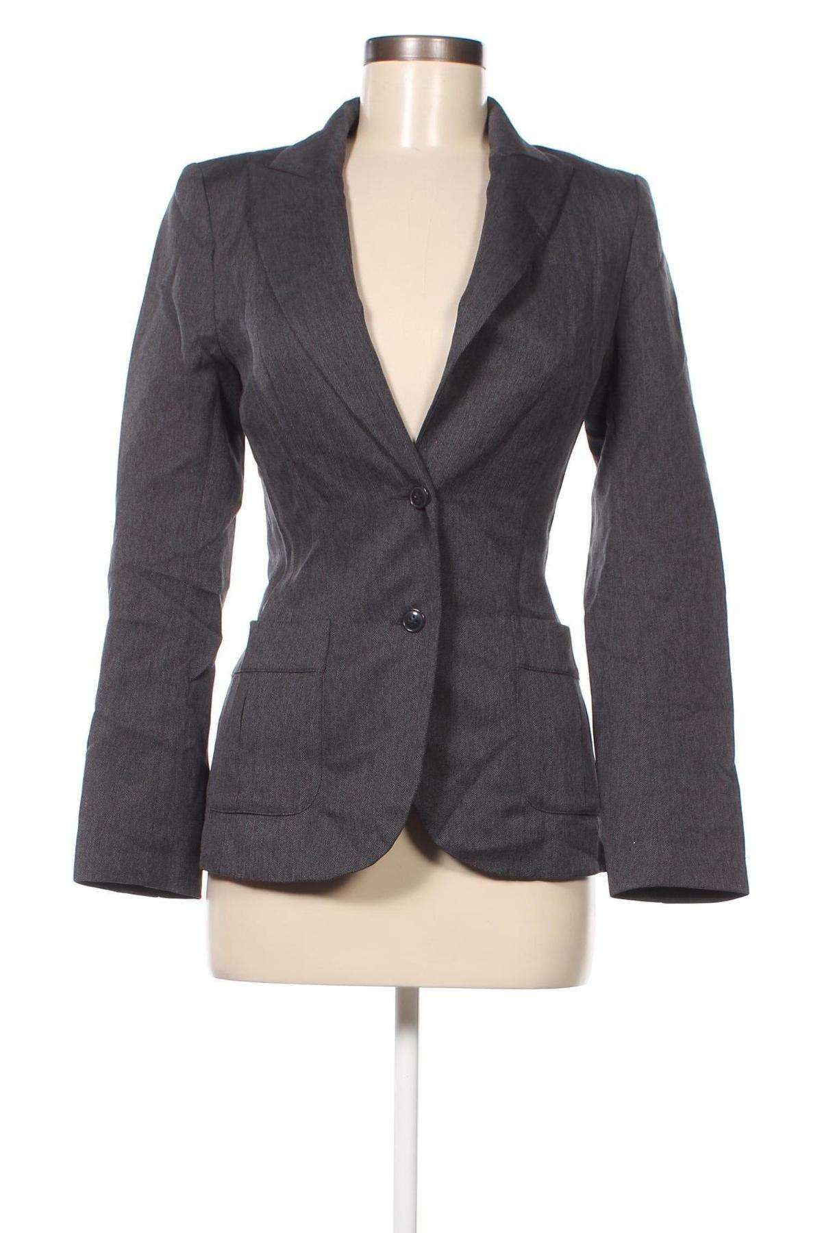 Дамско сако Hennes, Размер XS, Цвят Сив, Цена 5,72 лв.
