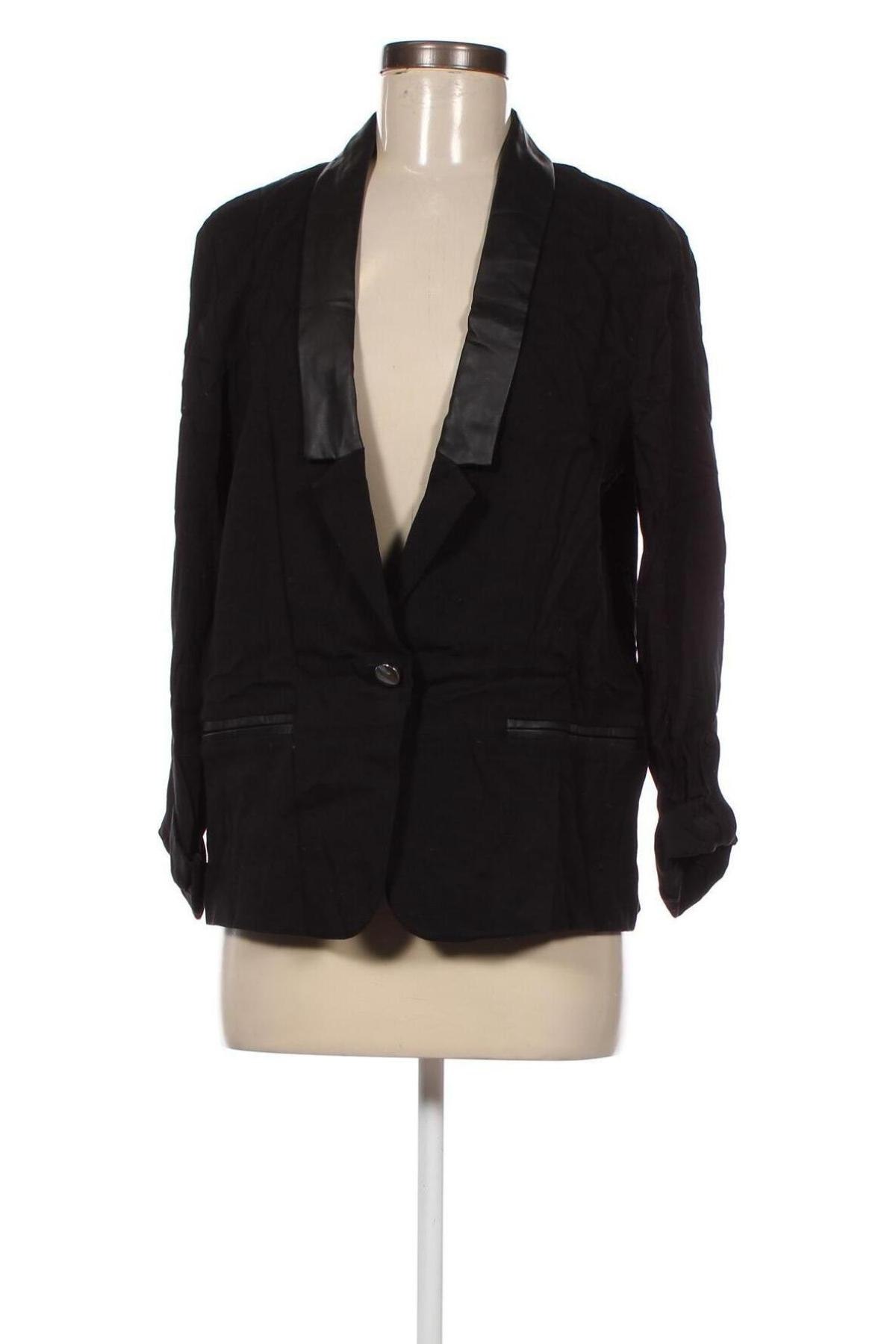 Γυναικείο σακάκι IKKS, Μέγεθος L, Χρώμα Μαύρο, Τιμή 72,99 €